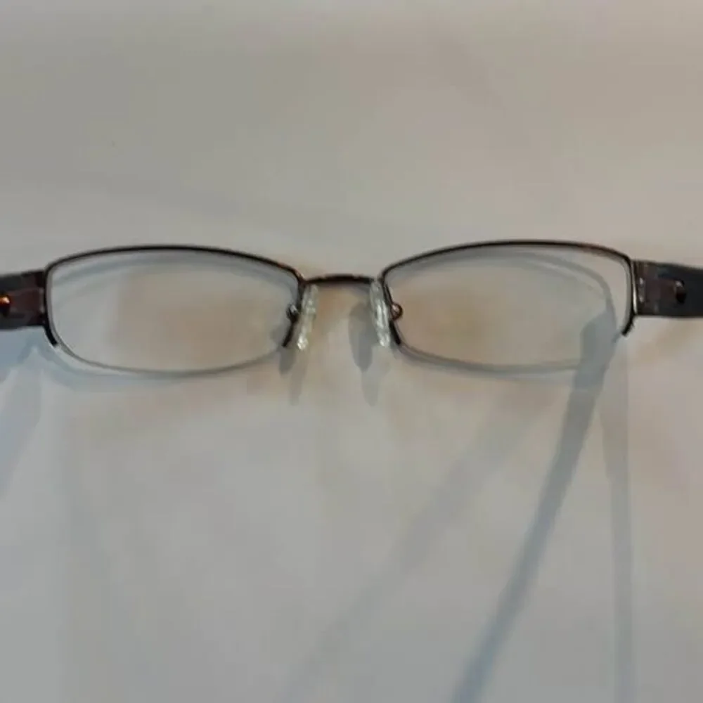Ted Baker Designer Eyeglass Frames Semi-Rimless Half Rim Brown Tortoise Glasses